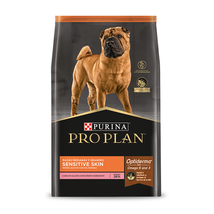 Pro Plan - Adulto - Sensitive Skin Salmón - Razas Medianas y Grandes 1