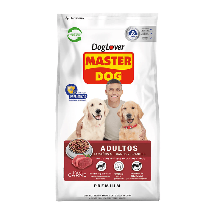 Master Dog - Adulto Carne 1