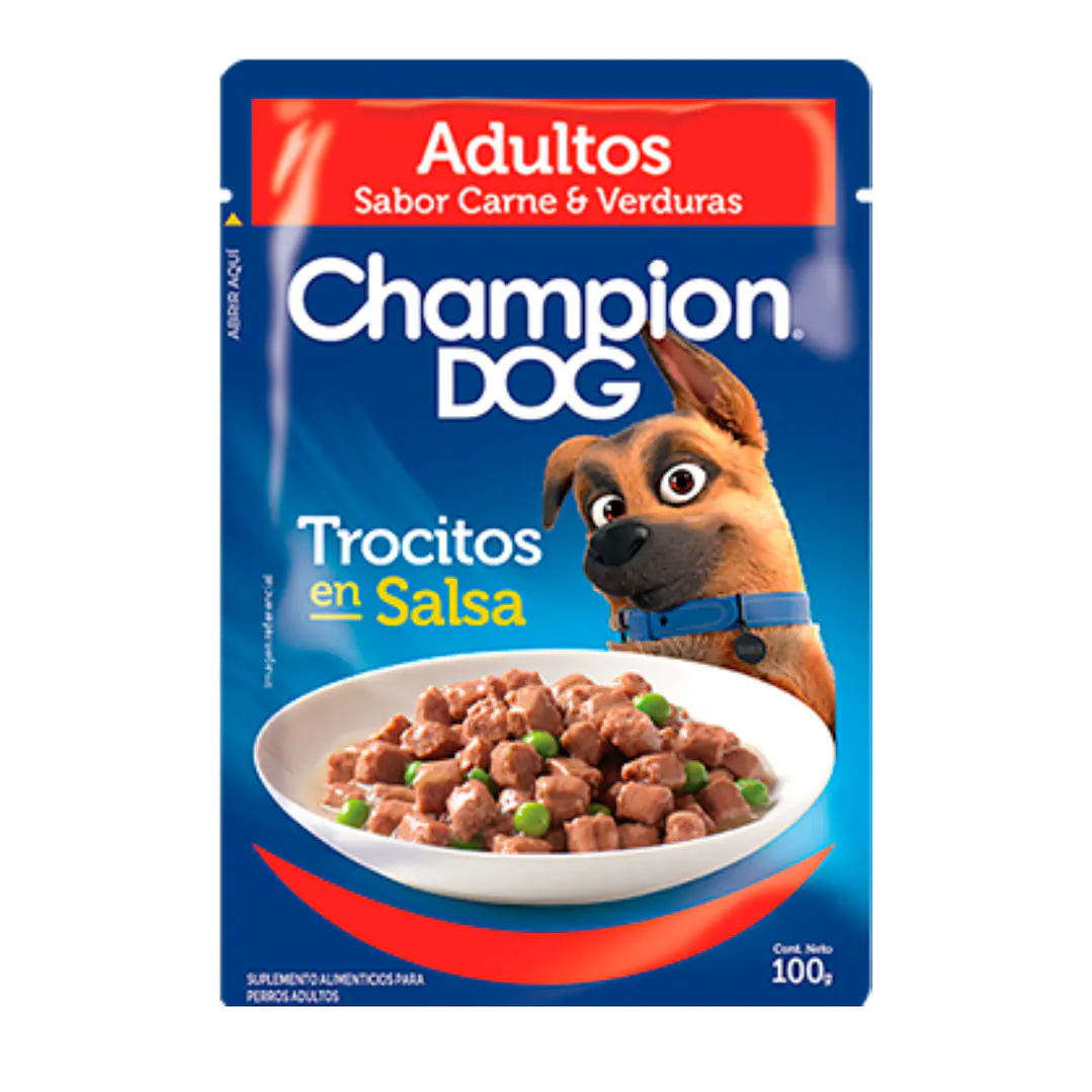 Champion Dog - Pouch Adultos Carne 1