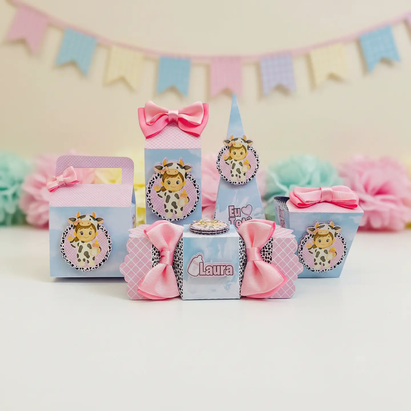 Kit Festa - Eu Amo o Meu Tetê Menina 1