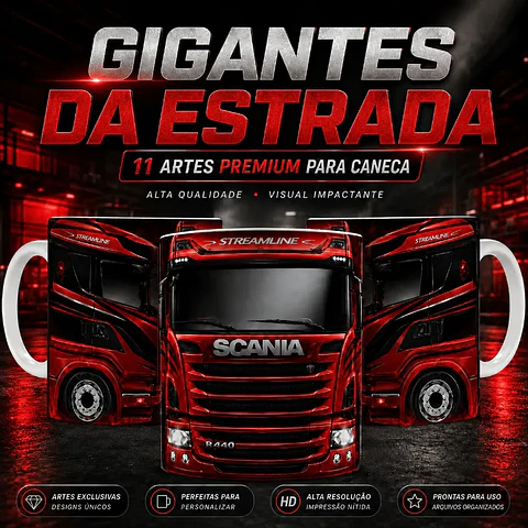 Gigantes da Estrada - Canecas