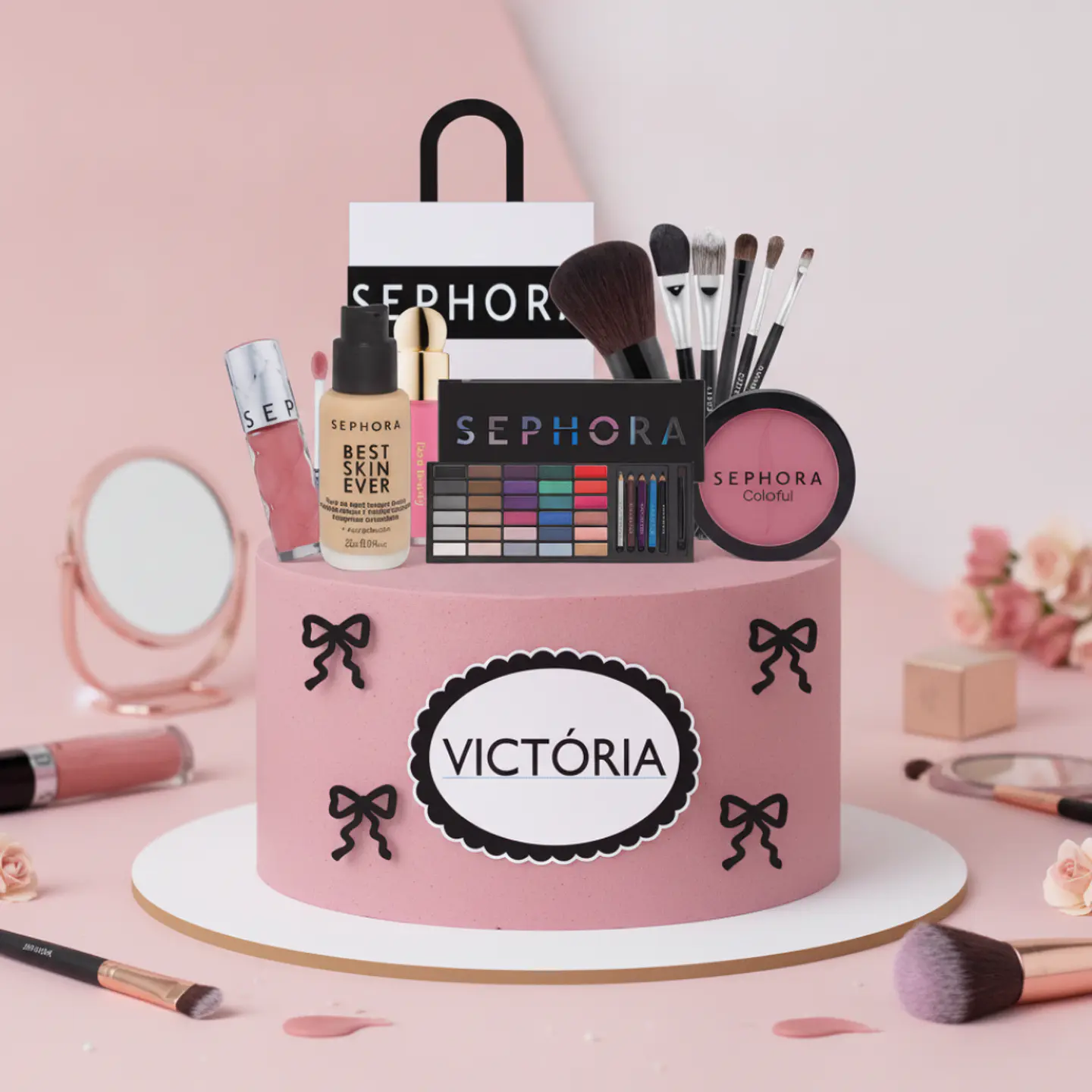Topo de Bolo - Maquiagem 1