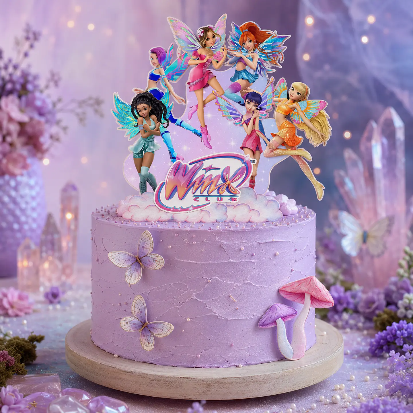 Topo de Bolo - O Clube das Winx 1