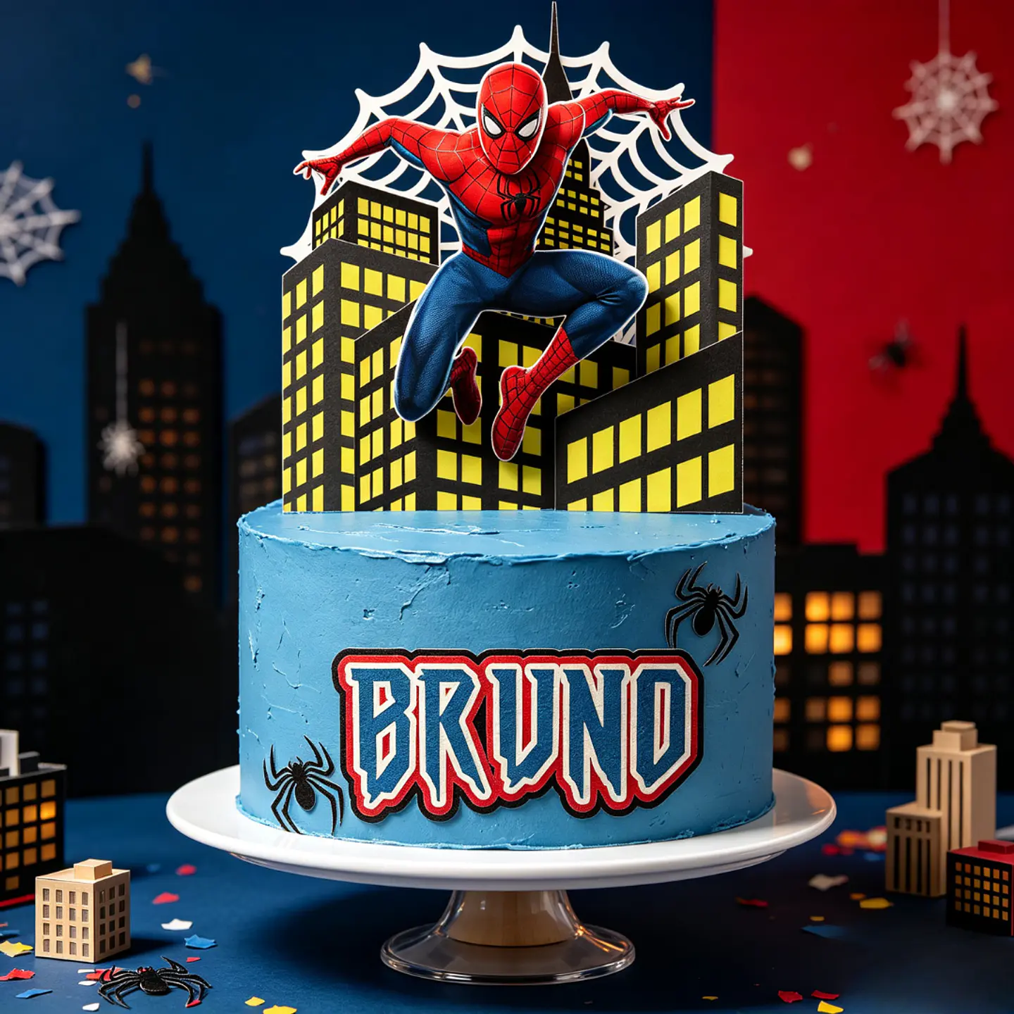 Topo de Bolo - Homem Aranha Empire State 1