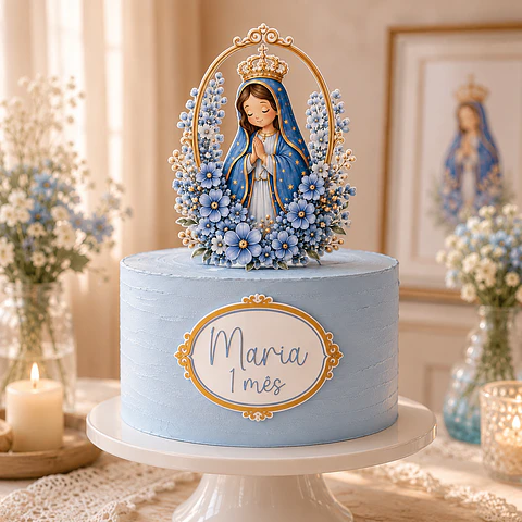 Topo de Bolo - Nossa Senhora Aparecida