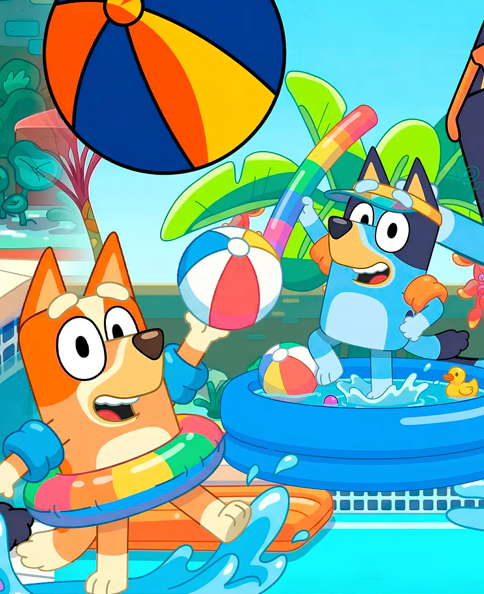 Bluey Pool Party - Kit Digital 2