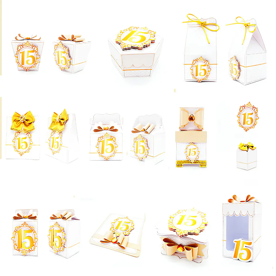 Kit Festa - 15 Anos - White/Gold 1