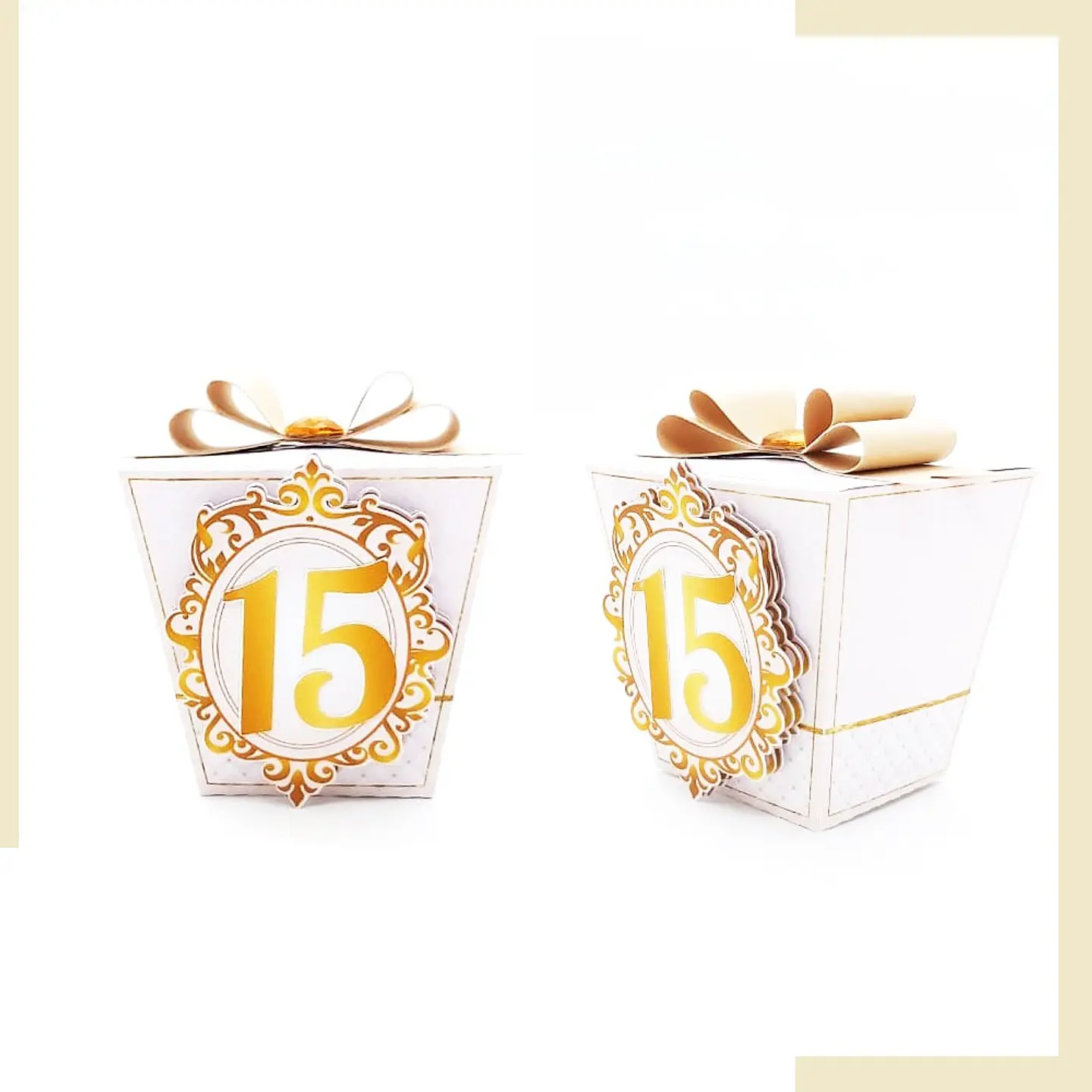 Kit Festa - 15 Anos - White/Gold 5