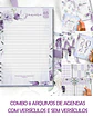 Combo 8 Agendas 2027 e Permanente com Versículos e sem Versículos - Violeta - Thumbnail 1