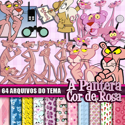 A Pantera Cor de Rosa - Kit Digital