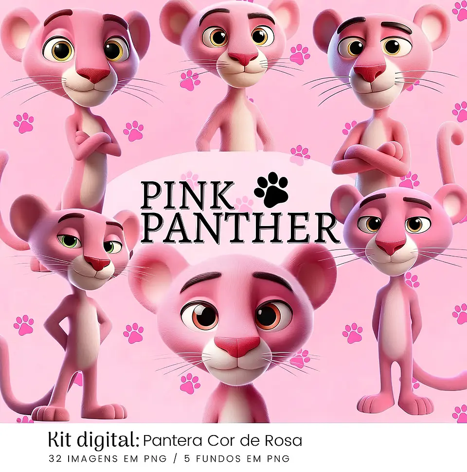 A Pantera Cor de Rosa - Kit Digital 1