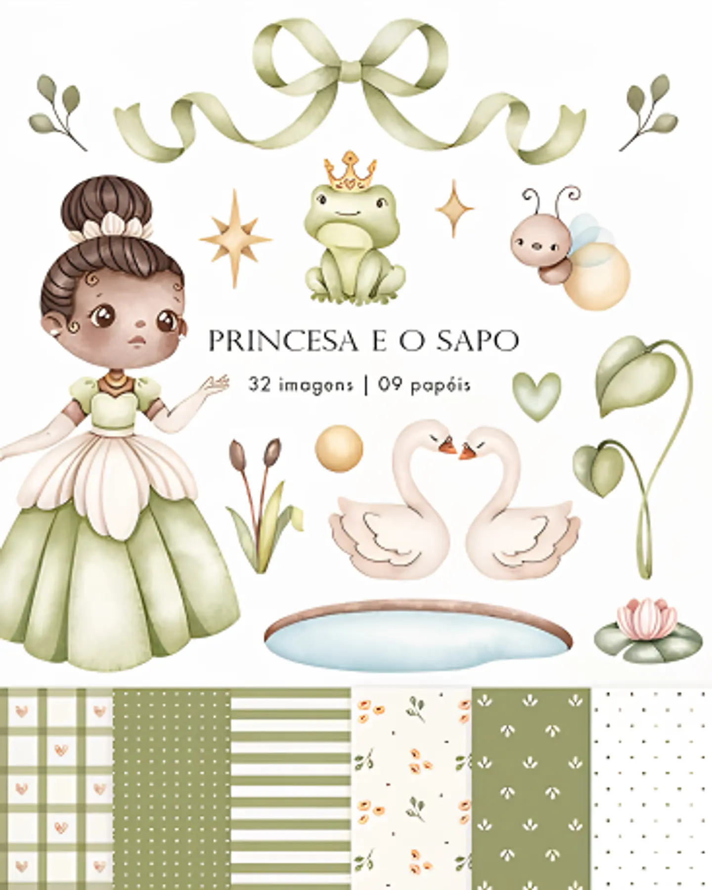 A Princesa e o Sapo - Kit Digital 1