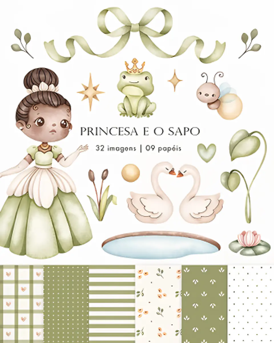 A Princesa e o Sapo - Kit Digital 1