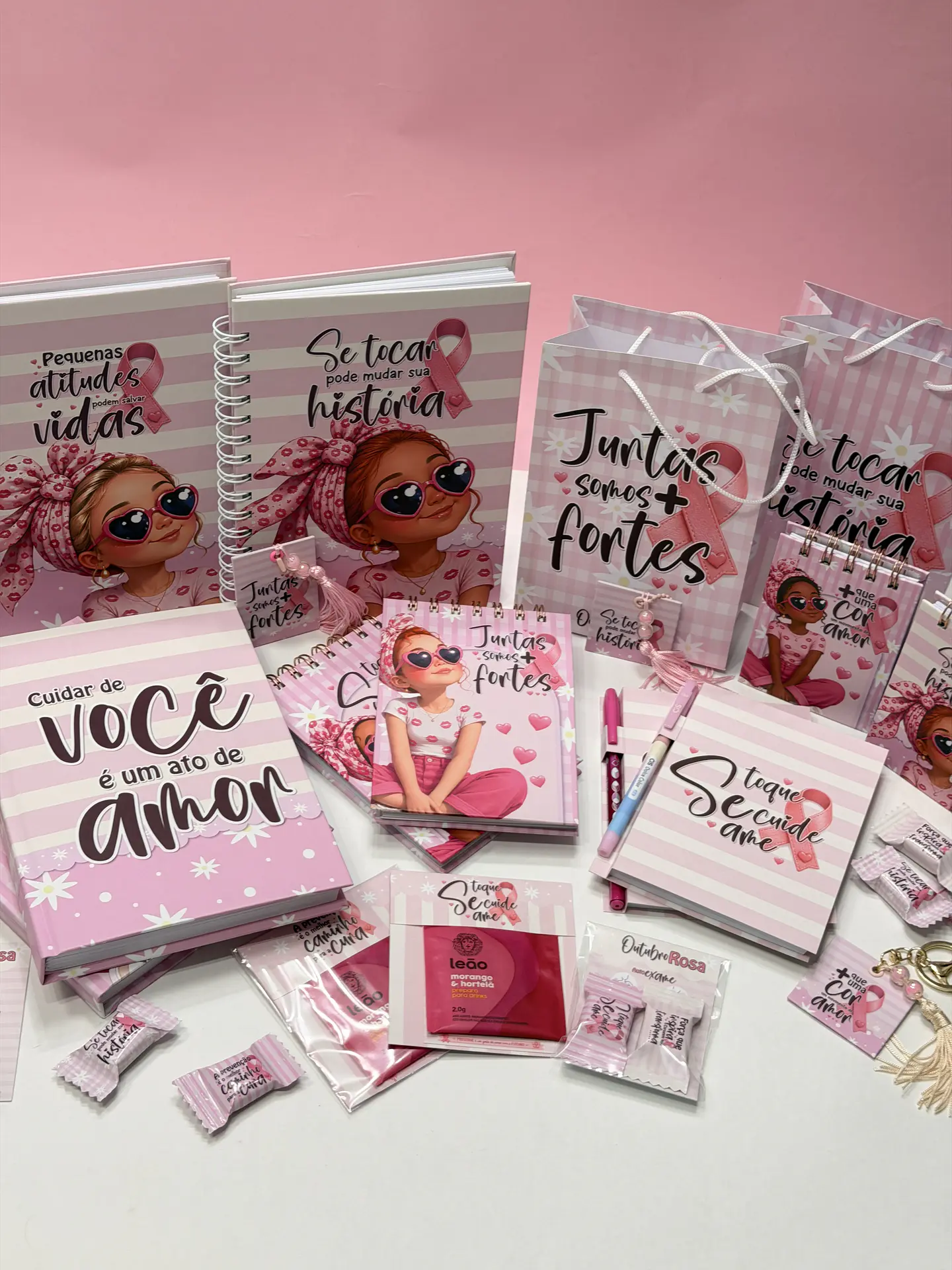 Coleção Outubro Rosa 2026 - Encadernação 1