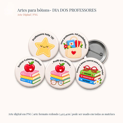 Bottons - Dia dos Professores