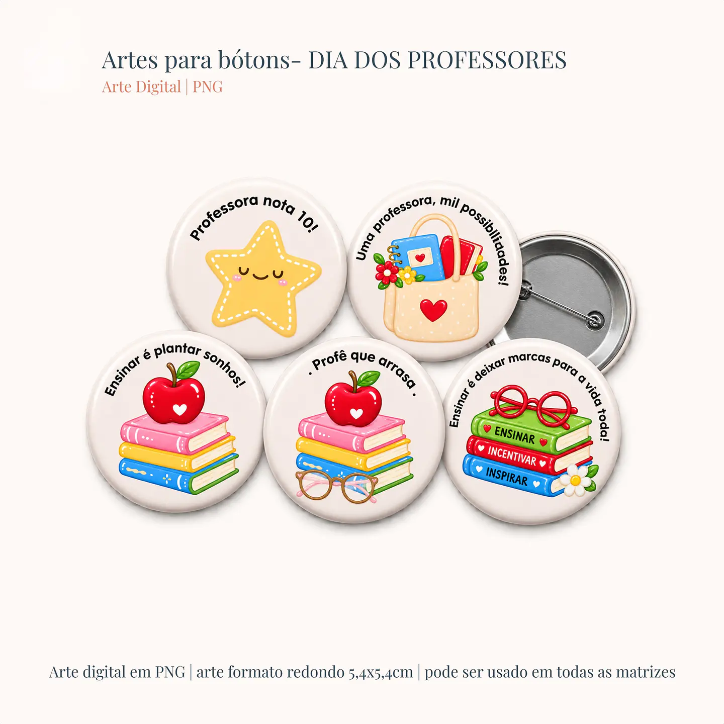 Bottons - Dia dos Professores 1