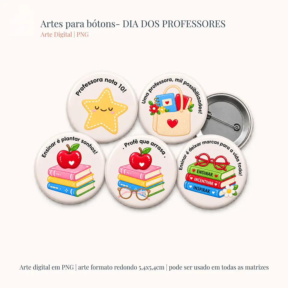Bottons - Dia dos Professores 1