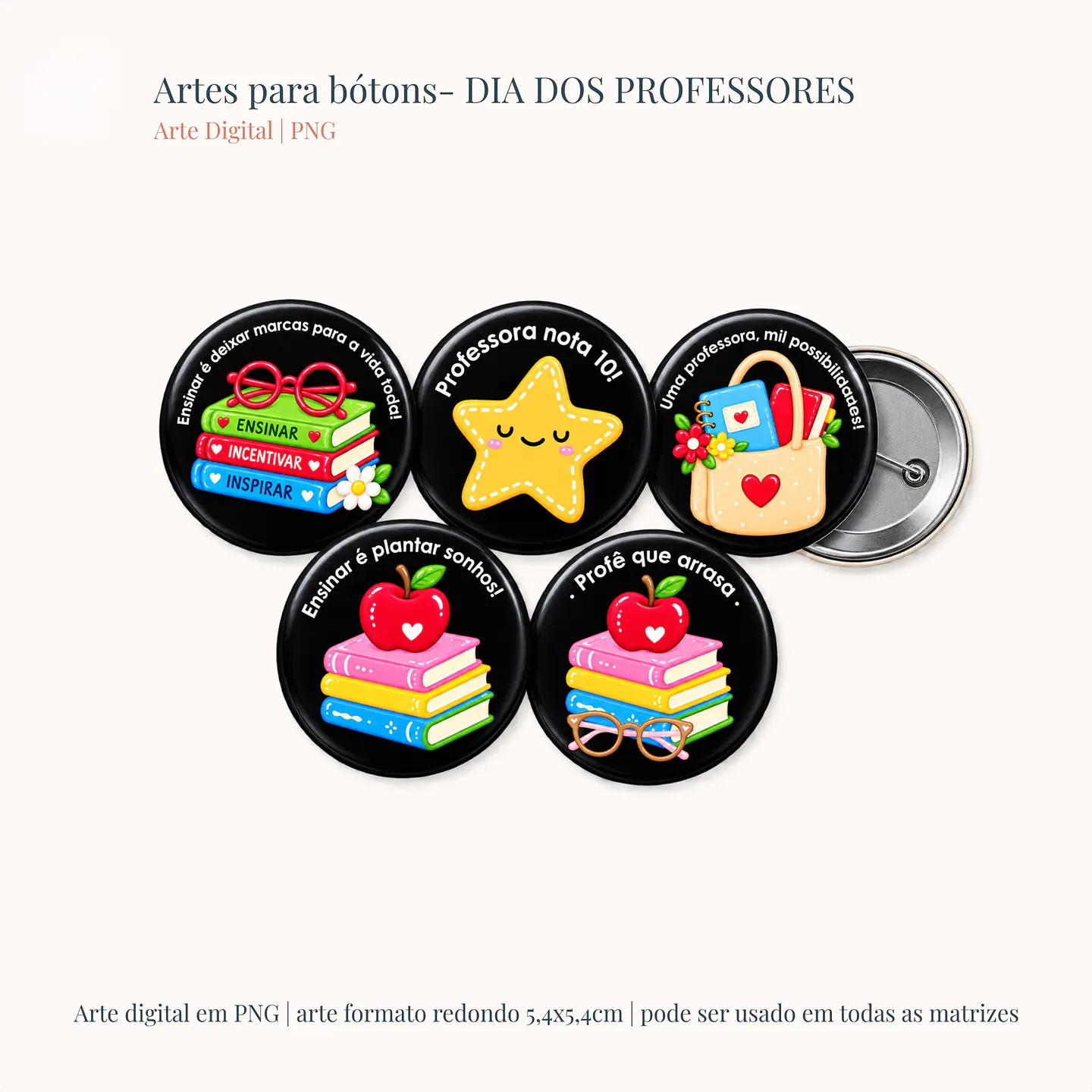 Bottons - Dia dos Professores 2