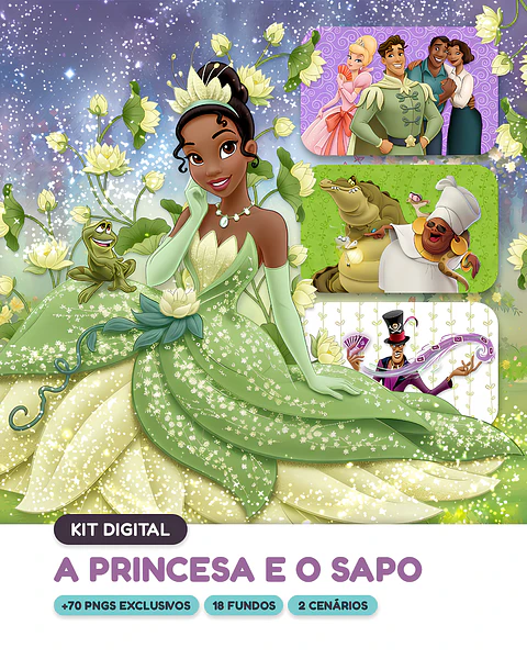 A Princesa e o Sapo - Kit Digital