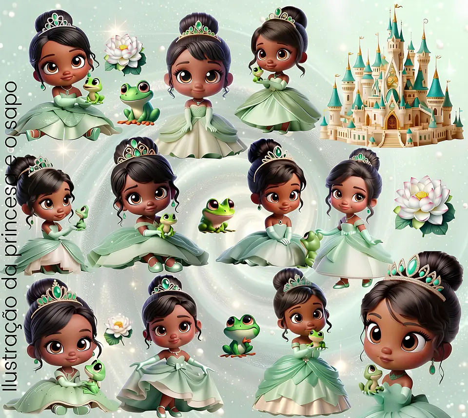 A Princesa e o Sapo - Kit Digital 1