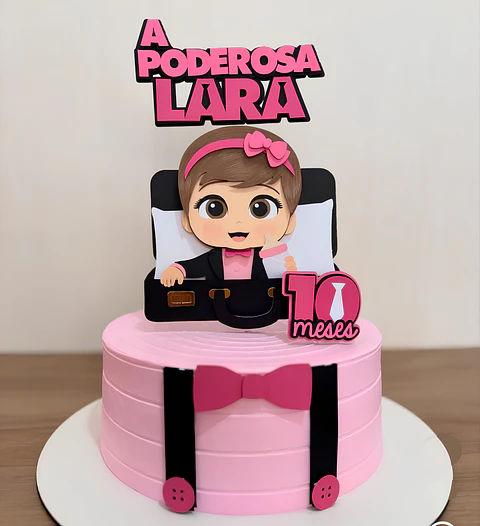 Topo de Bolo - A Poderosa Chefinha