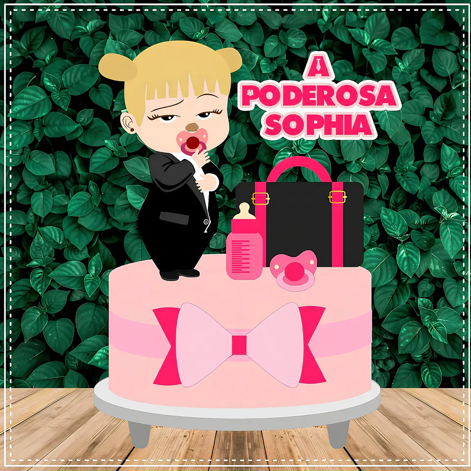 Topo de Bolo - A Poderosa Chefinha 1