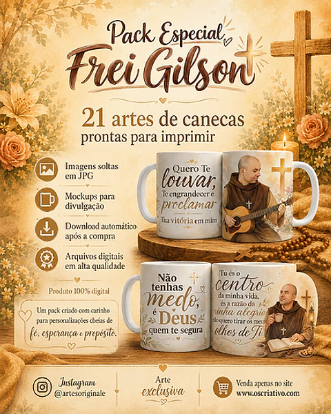 Frei Gilson - Canecas