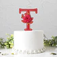 Topo de Bolo - Alfabeto Floral - Thumbnail 8
