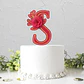 Topo de Bolo - Alfabeto Floral - Thumbnail 9