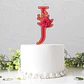 Topo de Bolo - Alfabeto Floral - Thumbnail 18