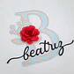 Topo de Bolo - Alfabeto Floral - Thumbnail 30