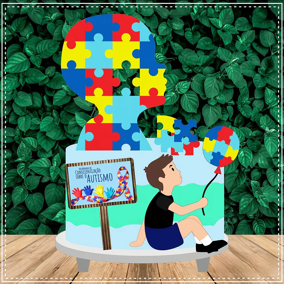 Topo de Bolo - Autismo 1