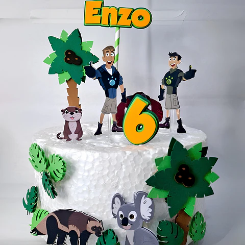 Topo de Bolo - Aventura com os Kratts