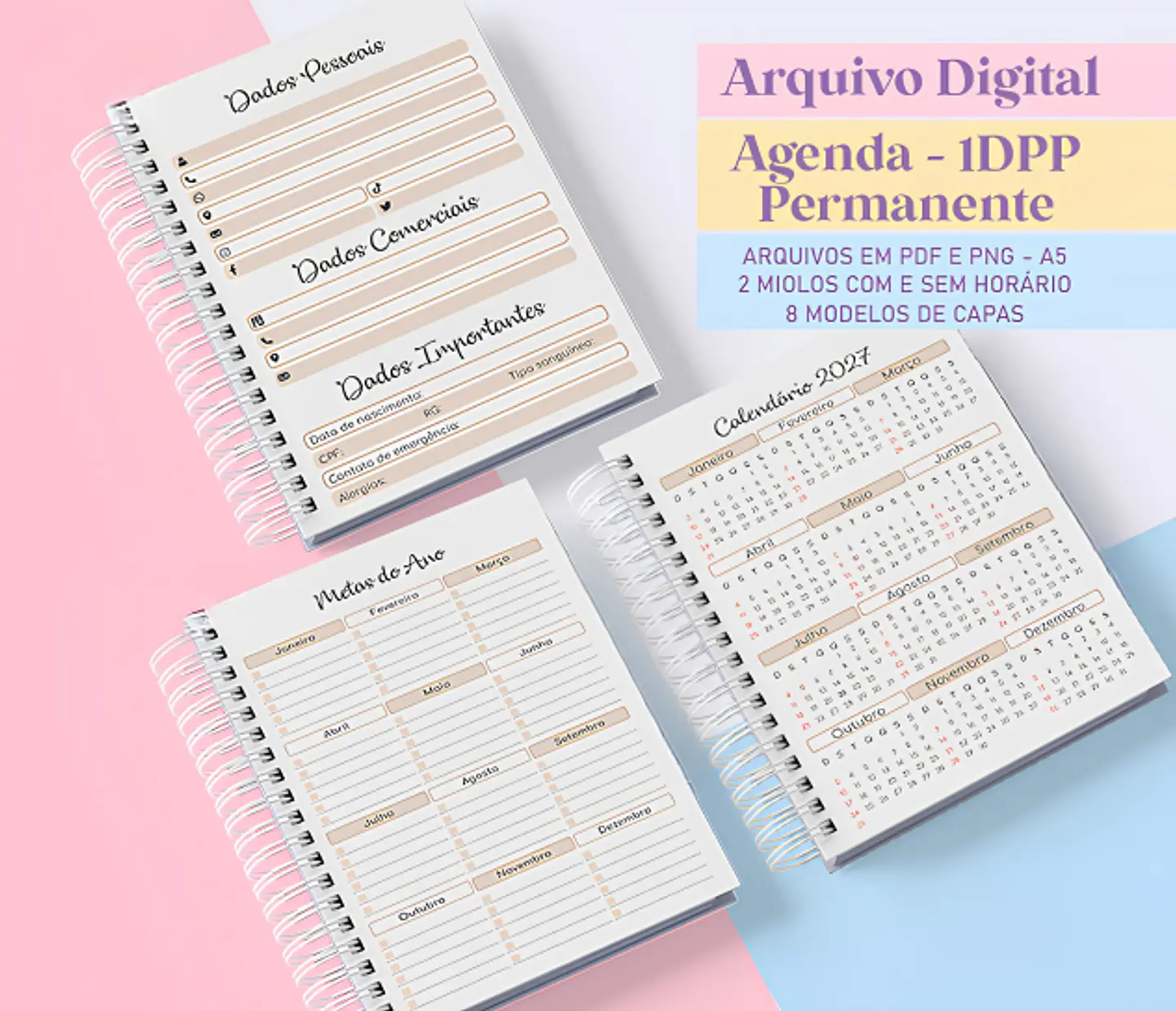 Agenda Permanente Caramelo - 1DPP 5