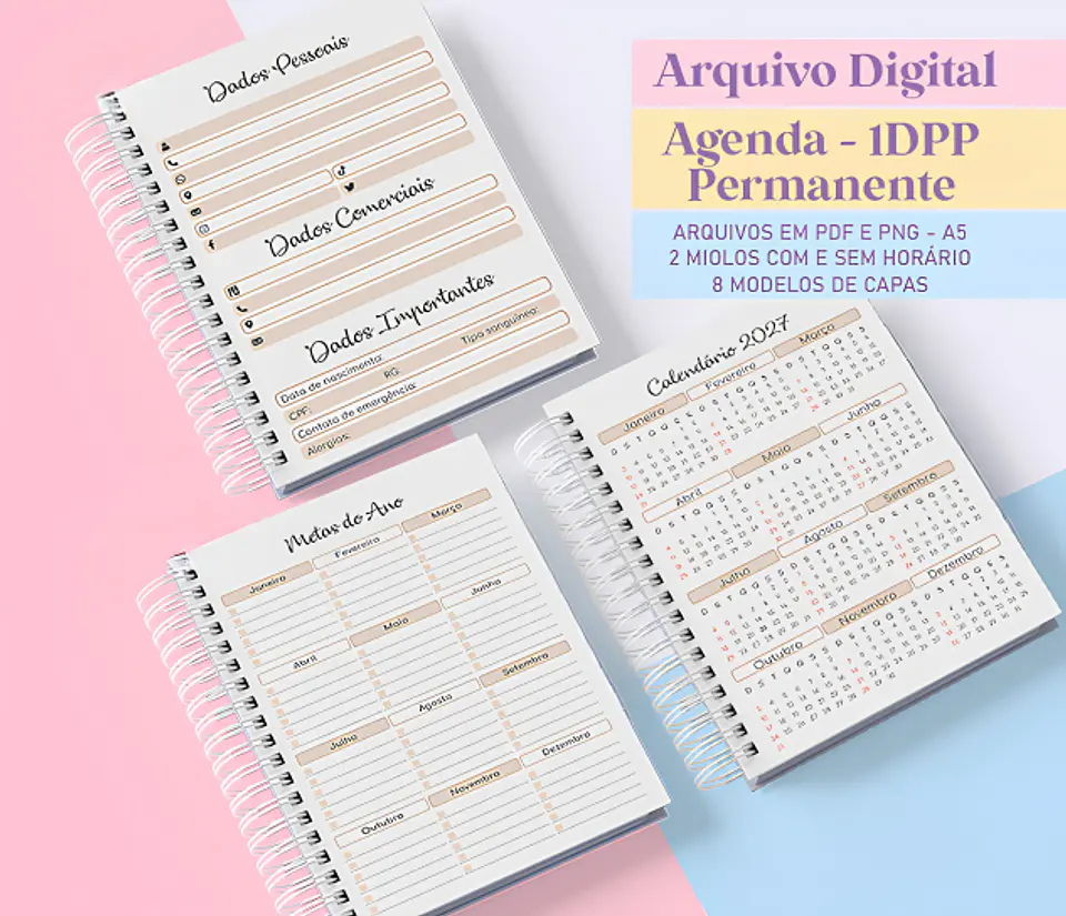 Agenda Permanente Caramelo - 1DPP 5