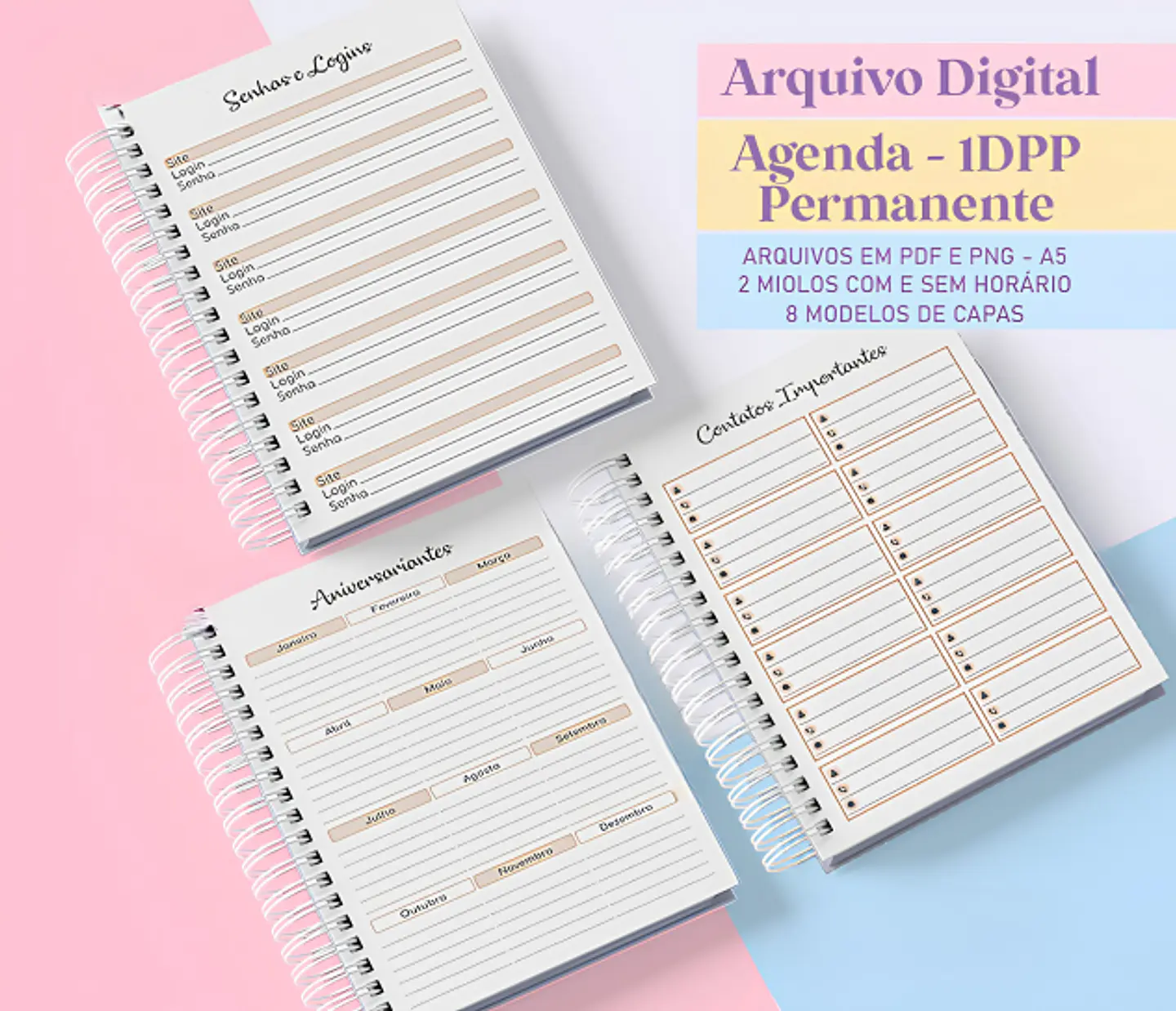 Agenda Permanente Caramelo - 1DPP 3