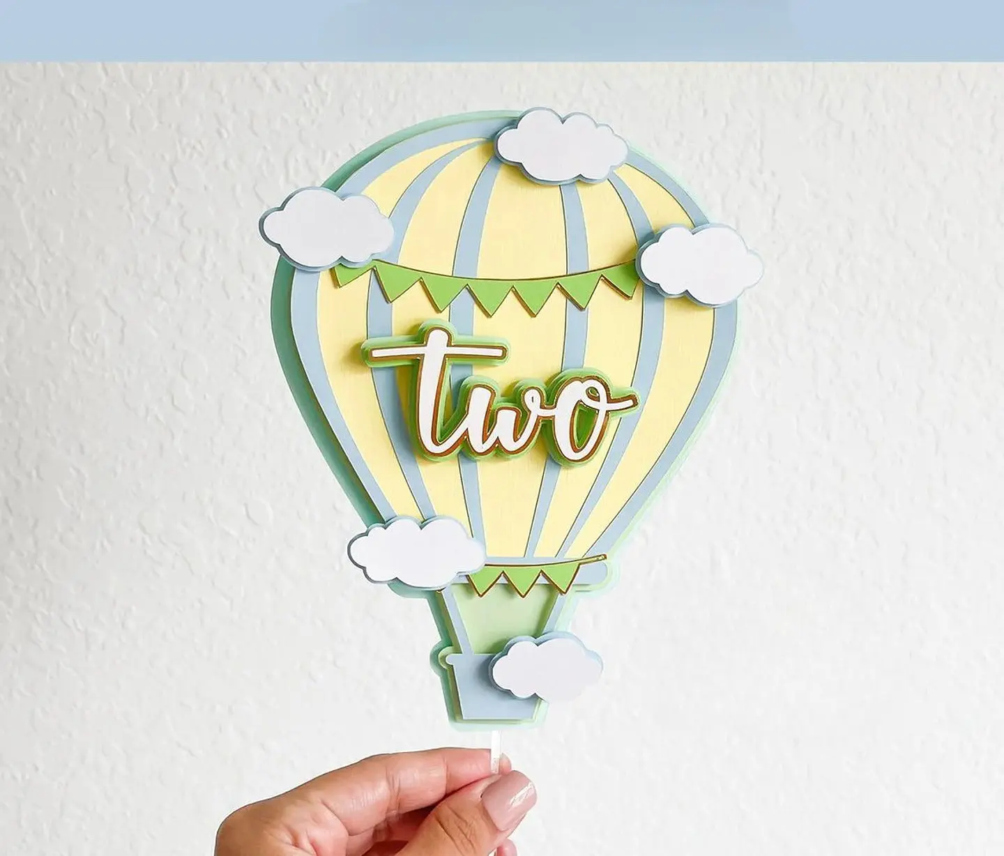 Topo de Bolo - Balão One Two 1
