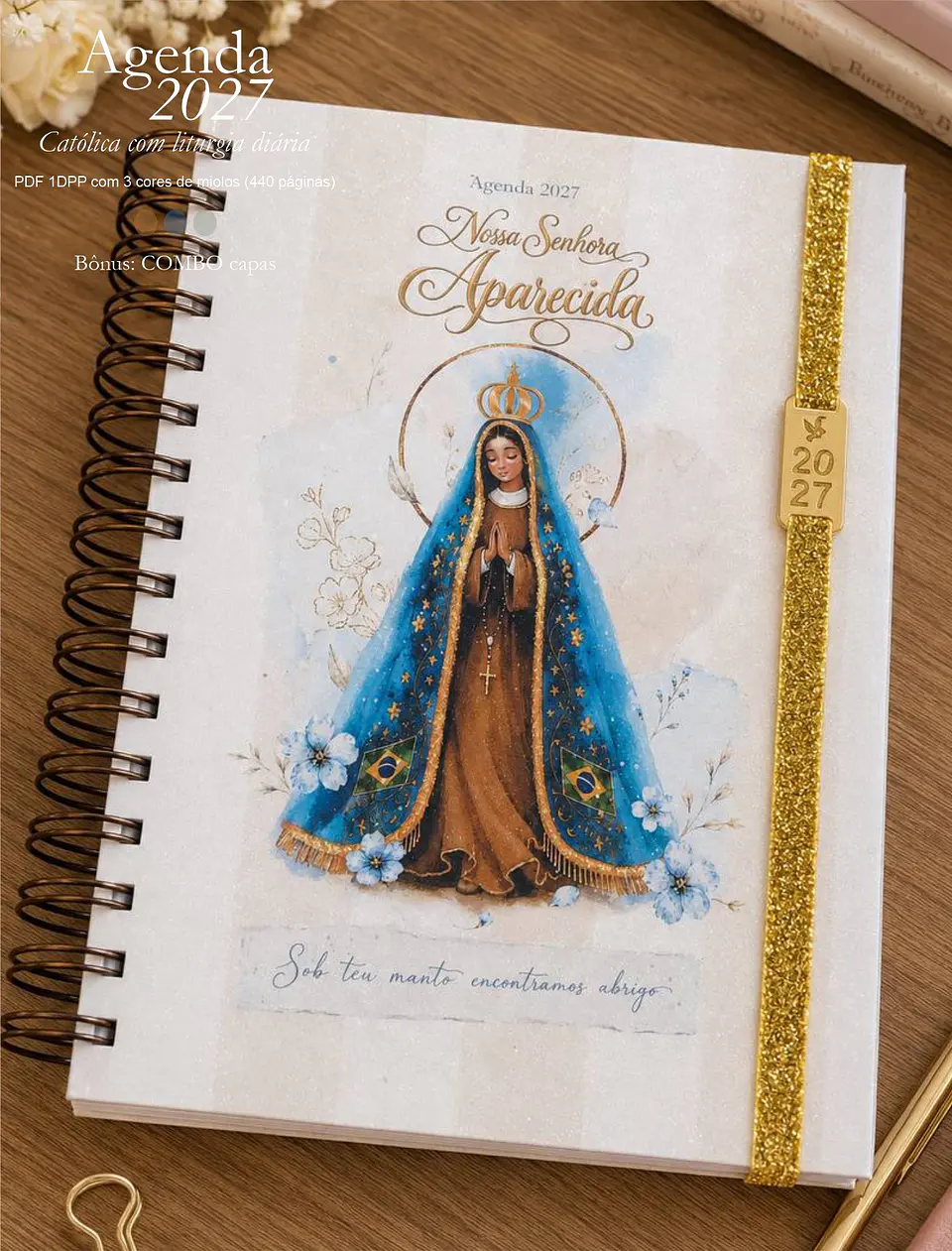 Agenda Liturgia Diária 2027 1DPP + Combo Capas 6
