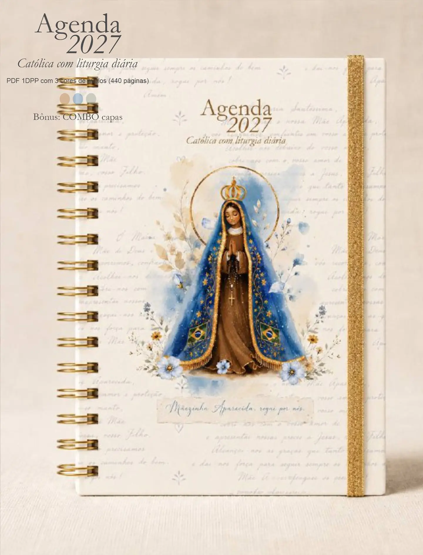 Agenda Liturgia Diária 2027 1DPP + Combo Capas 20
