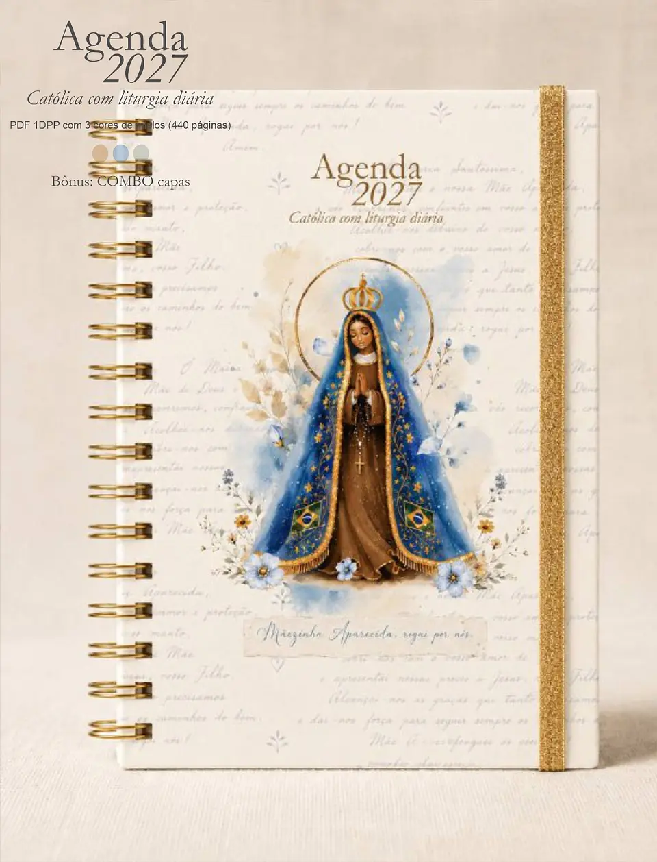 Agenda Liturgia Diária 2027 1DPP + Combo Capas 20