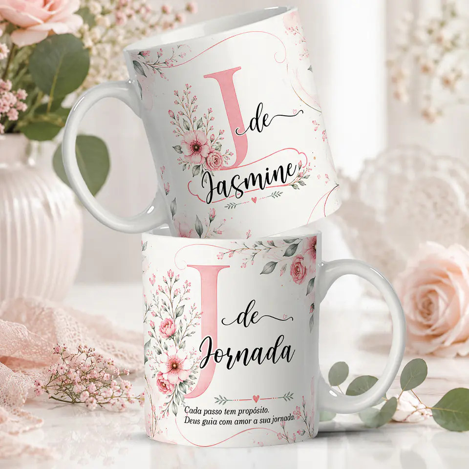 Alfabeto Florescer - Canecas 11