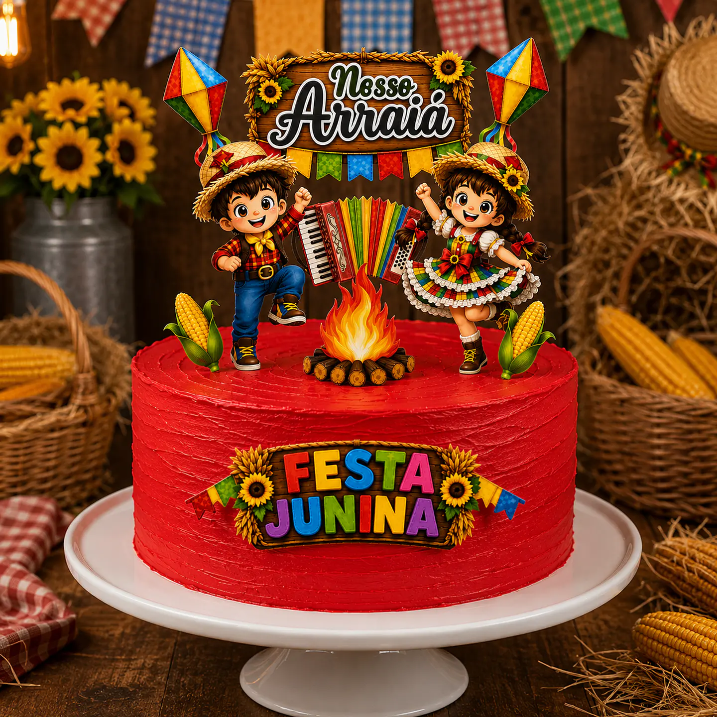 Topo de Bolo - Festa Junina 1