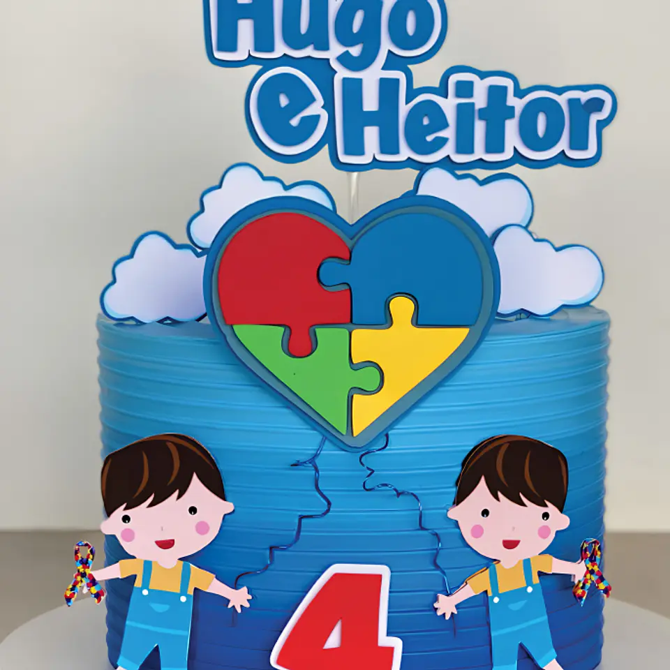 Topo de Bolo - Autismo 1