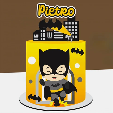 Topo de Bolo - Batman