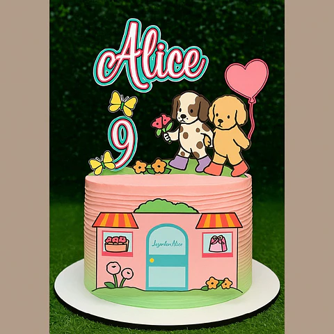 Topo de Bolo - Bobbie Goods