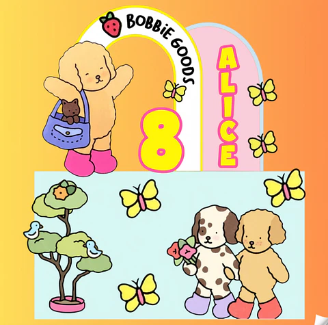 Topo de Bolo - Bobbie Goods