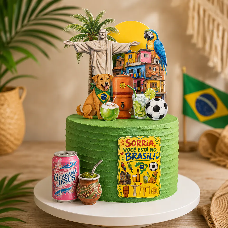 Topo de Bolo - Brasilidades 1