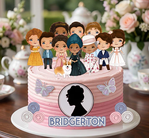 Topo de Bolo - Bridgerton