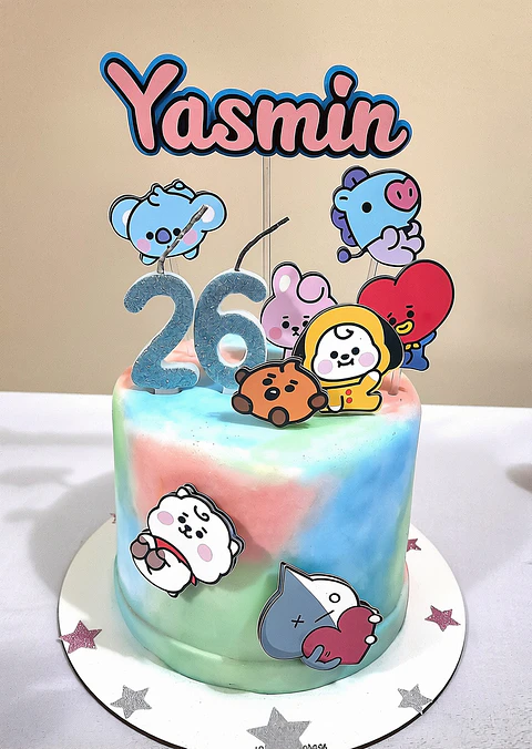 Topo de Bolo - BT21