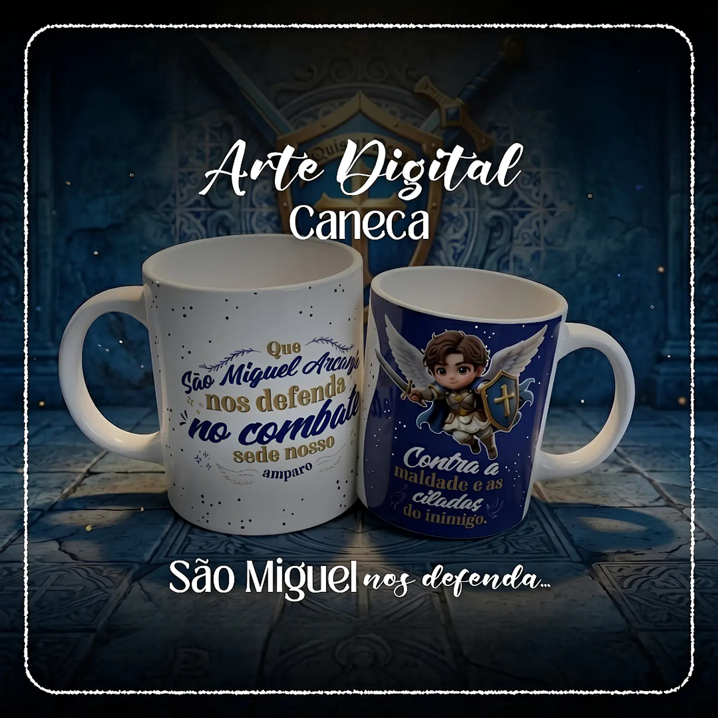 São Miguel Arcanjo 2026 (Nos Defenda) - Caneca 1